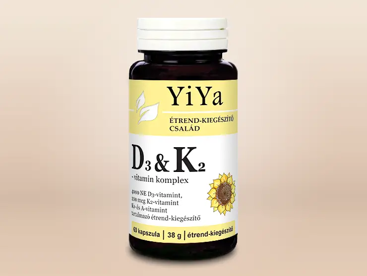 YiYa D3-vitamin K2-vitamin komplex kapszula tabletta