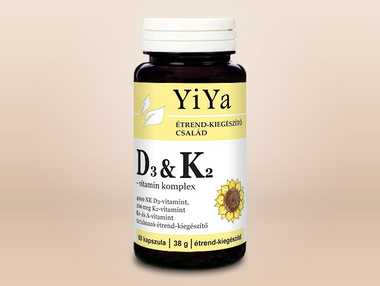 YiYa D3-vitamin & K2-vitamin komplex kapszula