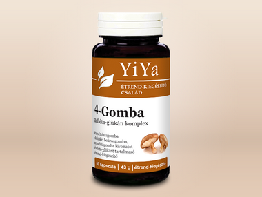 YiYa 4-Gomba komplex immunvédő gyógygomba kapszula