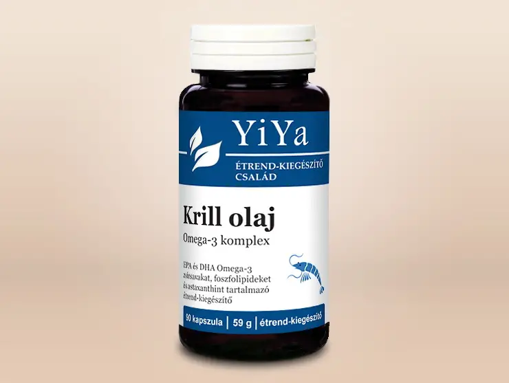 YiYa Krill olaj omega-3 komplex kapszula tabletta