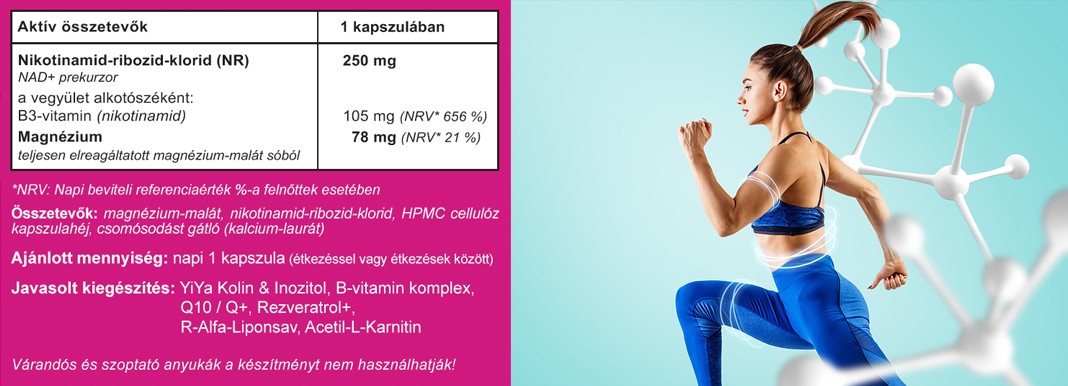 YiYa NAD+ kapszula összetétel kapszula tabletta összetétel