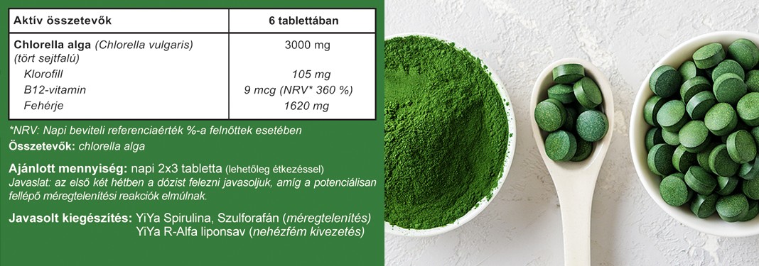 Chlorella tabletta